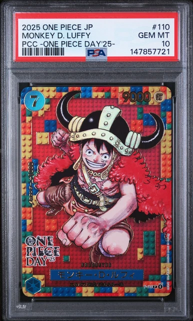 MONKEY D. LUFFY PSA10 2025 One Piece Japanese Premium-One Piece