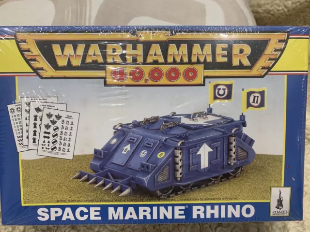 Space Marine Rhino 2Nd Edition Rogue Trader New Sealed Rare Warhammer 40,000 40K