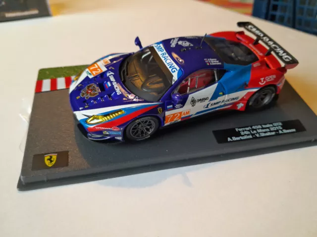 ferrari 458 italia gt2 24 heures du mans 2015 ixo altaya 1/43 ref 19