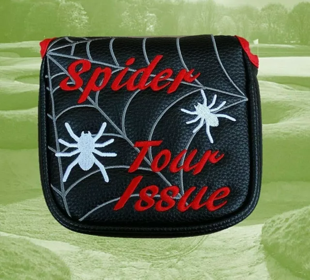 Spider Tour Issue Mallet Golf Putter Cover for 2 Ball, Spider, Fang