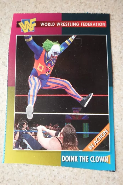 WWF - 1995 Carte collezionabili n. - 33 carte rivista Doink the Clown WWE WRESTLING