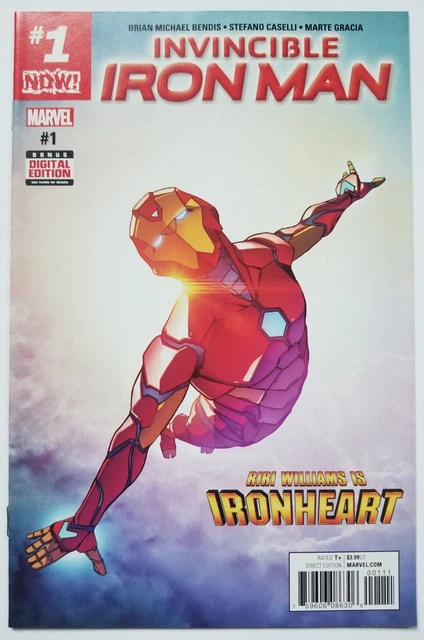 Invincible Iron Man #1 (Marvel Comics, 2017) Riri Williams Ironheart