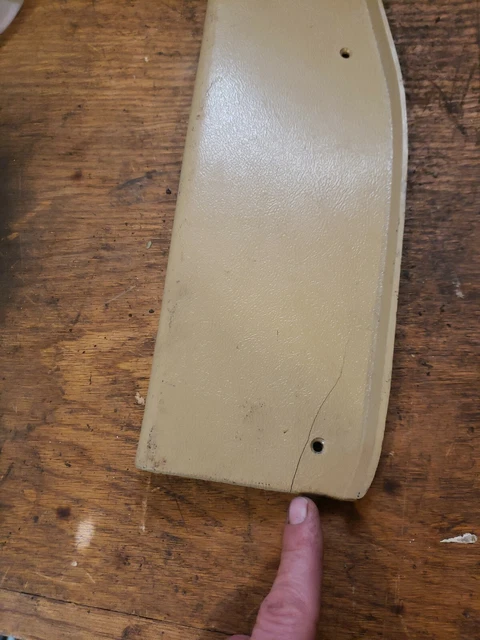 OEM 1981-1991 Chevy GMC Suburban Tan Rear Left  Cargo  Door Trim 2