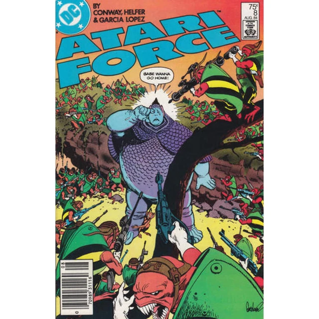 Atari Force (1984 series) #8 Newsstand in Fine + condition. DC comics [u/