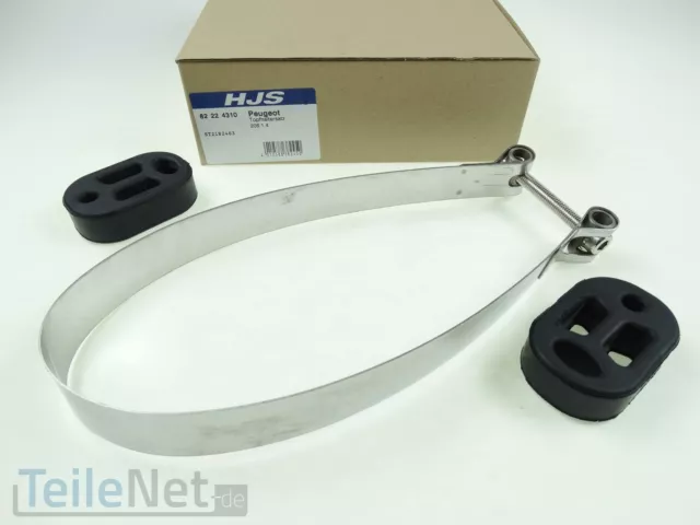 Spannband Topfhalter Endschalldämpfer Peugeot 206 * HJS * 82224310 Halteband