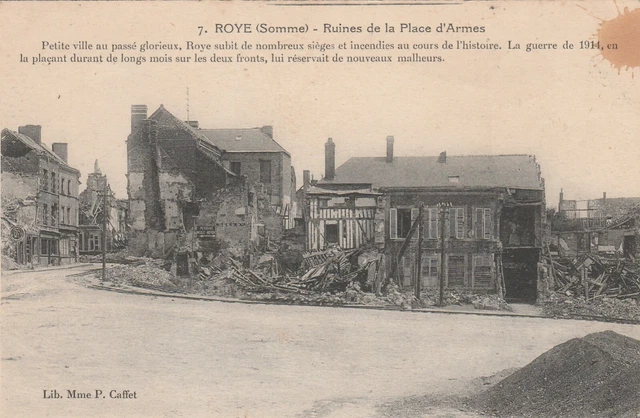 Roye lace d'Armes à Roye - Cartorum