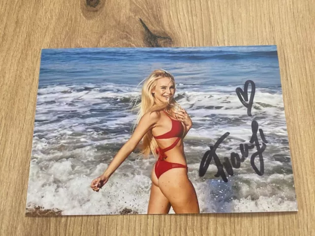 Autogramm Foto HANDSIGNIERTES Von Franziska Temme