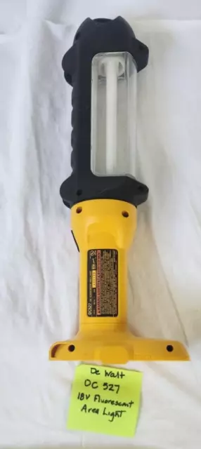 Dewalt dc527 18v fluorescent light best sale