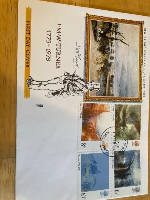 JMW Turner FDC 1775-1975 First Day Cover