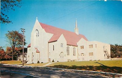 Manitowoc Wisconsin~First Lutheran Church~1954 LL Cook Postcard