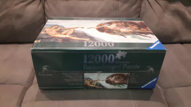 Puzzle 12000 Pezzi Ravensburger - La Creazione di Adamo - Michelangelo - Nuovo