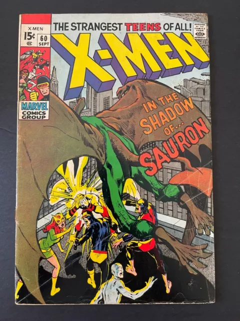 Uncanny X-Men #60 - 1st appearance of Sauron (Marvel, 1963) VG/VG+