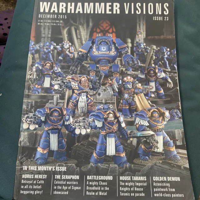 Warhammer Visions magazine Issue 23 - Dec 2015 - Games Workshop - White Dwarf