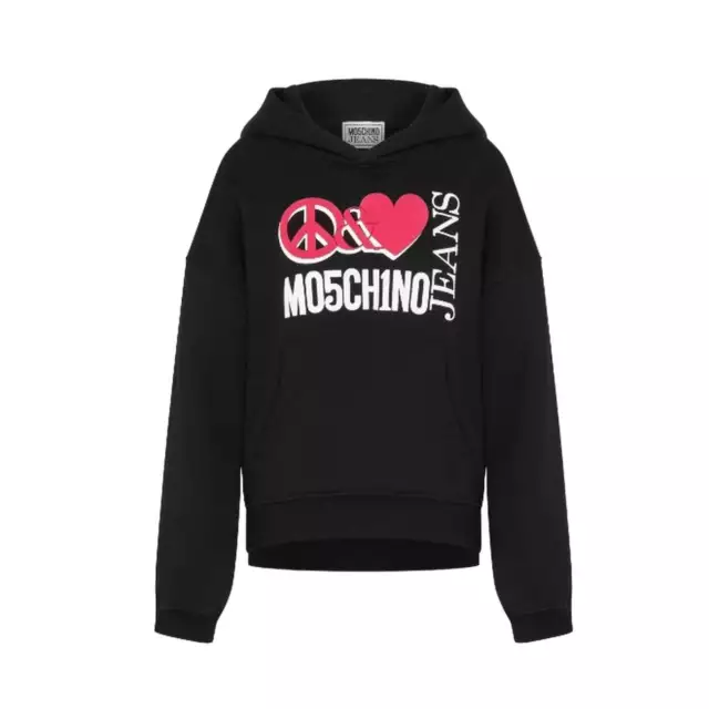 Felpe con cappuccio Donna MOSCHINO JEANS - Felpa - Nero