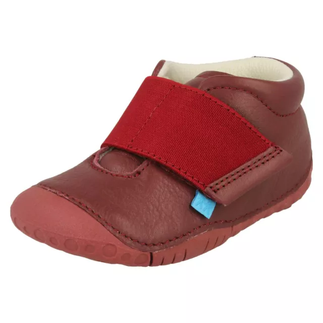 Girls Startrite Weinrot Leder Pre-walker Schuhe: Balance