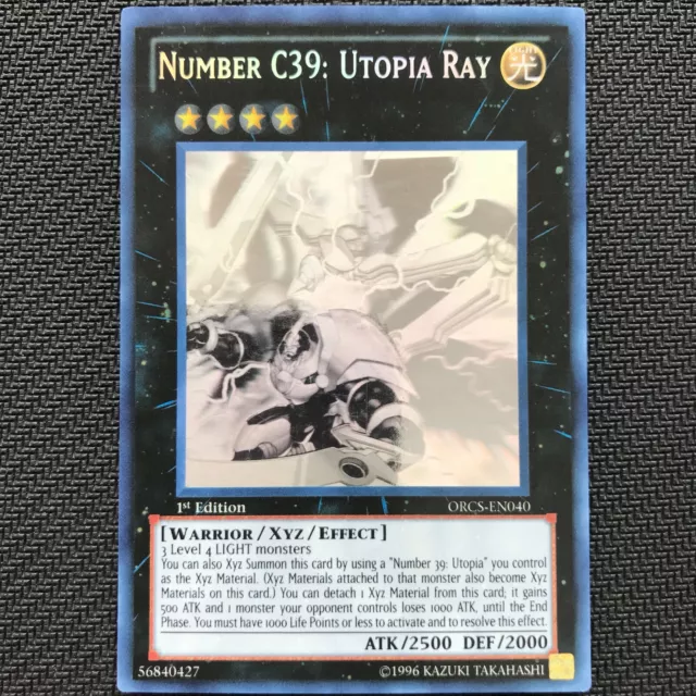 Number C39: Utopia Ray ORCS-EN040 Ghost Rare 1st Ed (NM) Order of Chaos YuGiOh! Number C39: Utopia Ray ORCS-EN040 Ghost Rare 1st Ed (NM) Order of Chaos YuGiOh!