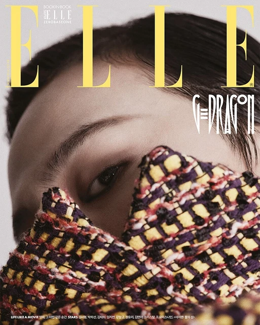 ELLE KOREA MAGAZINE C TYPE July 2023 G DRAGON fromis_9 Kim Tehee $59.00