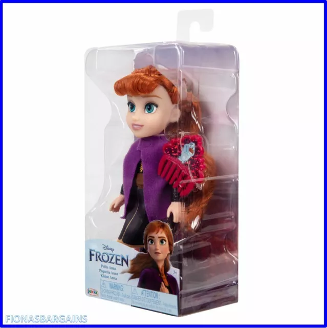Disney Frozen 6 Inch Doll - Petite Anna with Purple Shawl - NEW