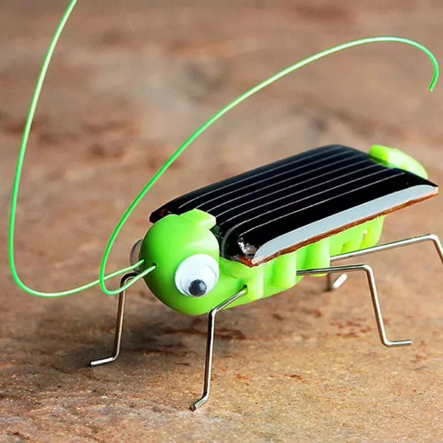Solar grasshopper  Powered  Robot Toy required Gadget Gift solar toys_ SN❤
