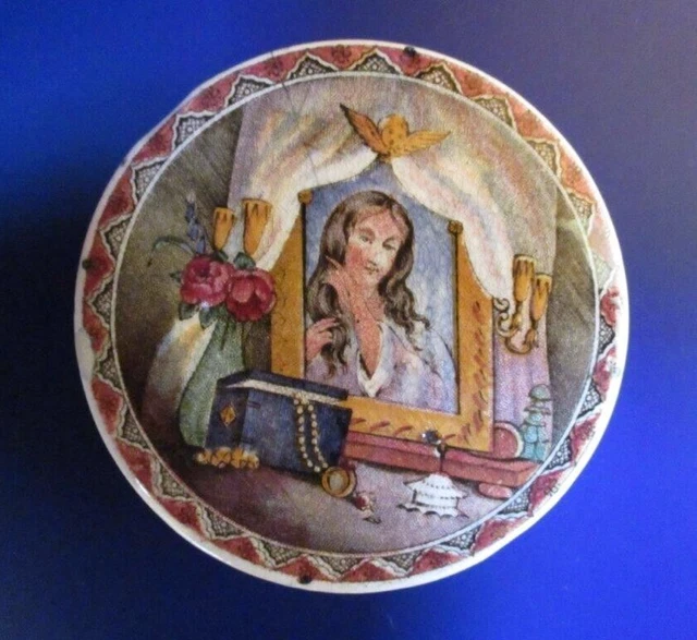 REFLECTION IN MIRROR Prattware Pot Lid £59.99 PicClick UK