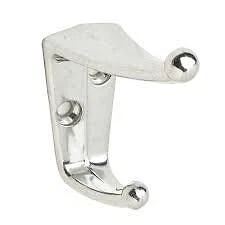 Ives 405A 2 1/2" Projection Cast Aluminum Coat and Hat Hook 1 - Nickel