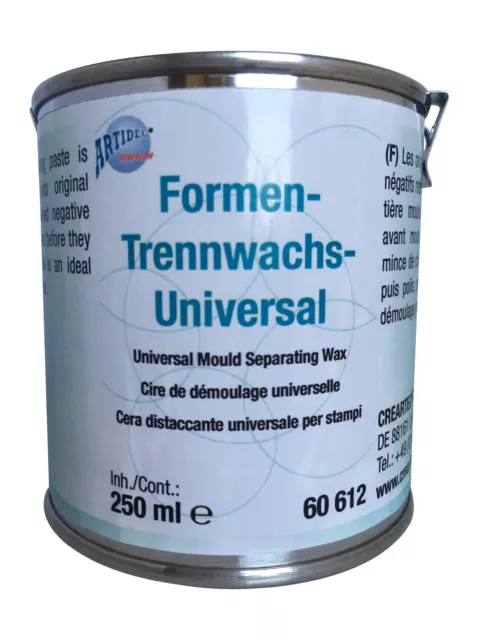Separador de cera de moldes universal 60 612 ARTIDEE 250 ml de CREARTEC