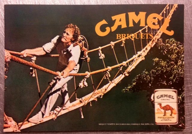 CAMEL Briquets publicité    carte postale cpsm postcard