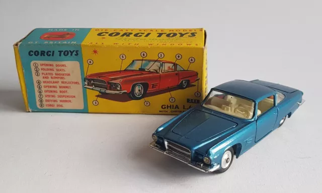 Corgi Toys N0. 241, Ghia L6.4 Avec Chrysler Moteur Superbe V N État Neuf État