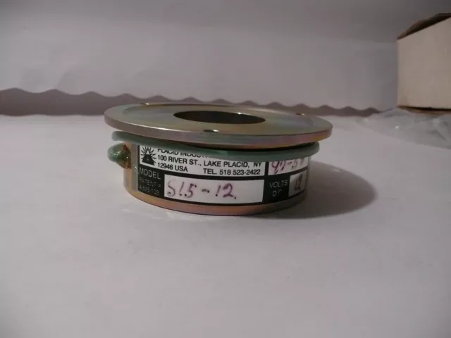 New Genuine Placid Industries S-15-12 Stator Electric Magnetic Brake 12V