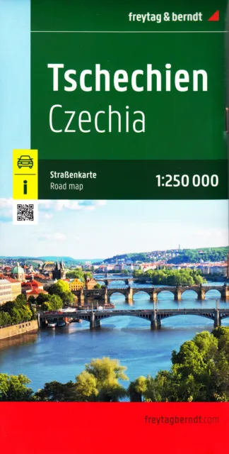 Tschechien Autokarte 1:250000 Straßenkarte CZ von freytag & berndt