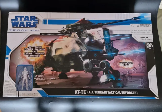 Star Wars Clone Wars AT-TE Sealed All Terrain Tactical Enforcer New MISB