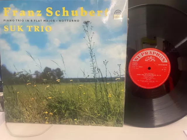 Franz Schubert Piano Trio In B Flat Major . SUK SUA ST 50624  , 12” Vinyl . NM