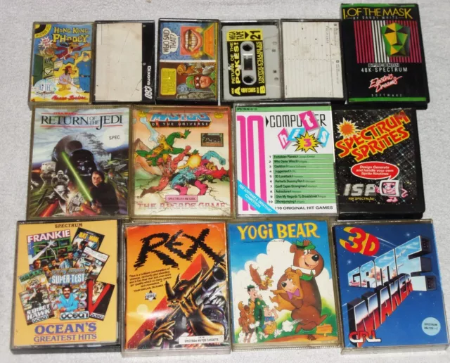 Spectrum Over 25 Games 48/128 Vintage Bundle/ Job Lot (See Below)