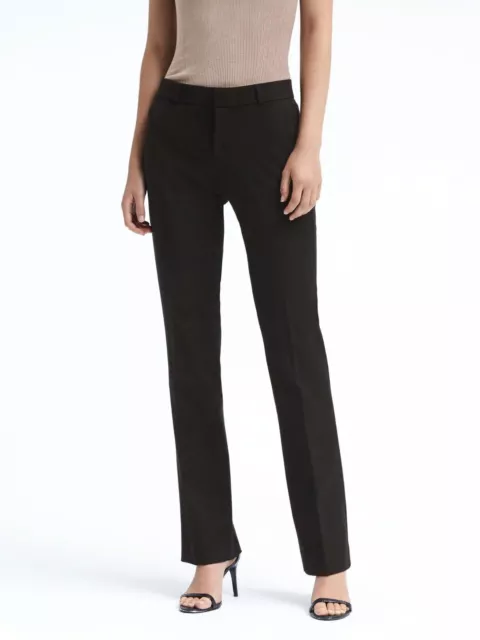 Banana Republic Black Logan Fit Work Travel Bi Stretch Pant #875160 NWT! 4 Long