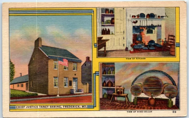 View of Kitchen & Wine Cellar, Chief Justice Taney Shrine - Frederick, Maryland