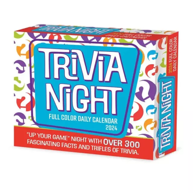 Willow Creek Trivia Night 2024 6.2" x 5.4" Box Calendar w