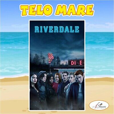 Asciugamano Telo Mare in Spugna Riverdale serie tv idolo regalo estate