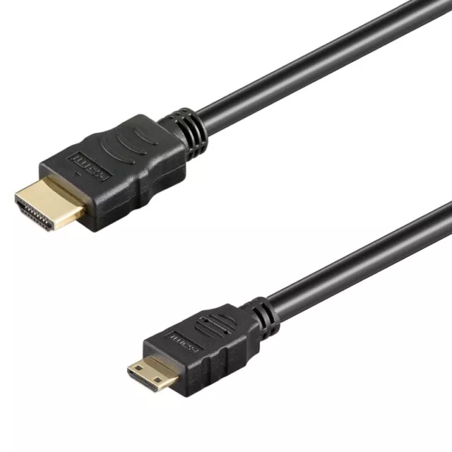 3m HDMI Kabel A - C Stecker Typ mini HighSpeed with Ethernet 3D FULL HD TV