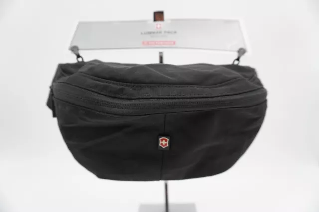 Victorinox Lumbar Pack Waist Pack Fanny Pack 10" (Black)