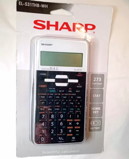 Sharp EL-531THB-WH Advanced D.A.L Scientific Calculator still sealed