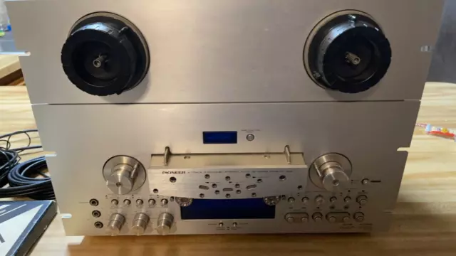VINTAGE PIONEER RT-909 Reel to Reel Tape Deck Tested w/ video! BIN
