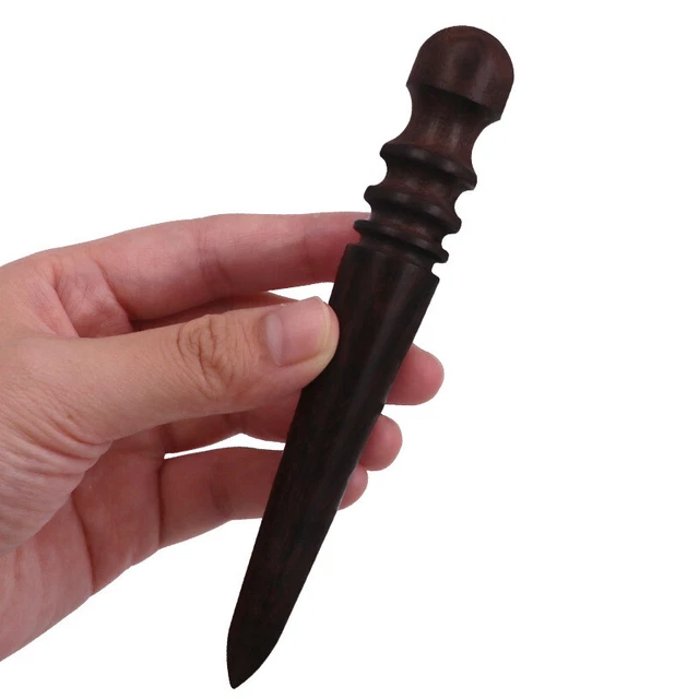 Leather Solid Wood Round Burnishing Edge For Polished Edge Leather Craft Kit  FN