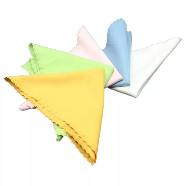 5pcs Microfiber Cleaning Polishing Polish Cloth Set For Musical Instrument IDS