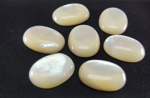 Shell Natural Mother Of Pearl Oval Cabochon Shape SIZE CHOICE Loose Stones