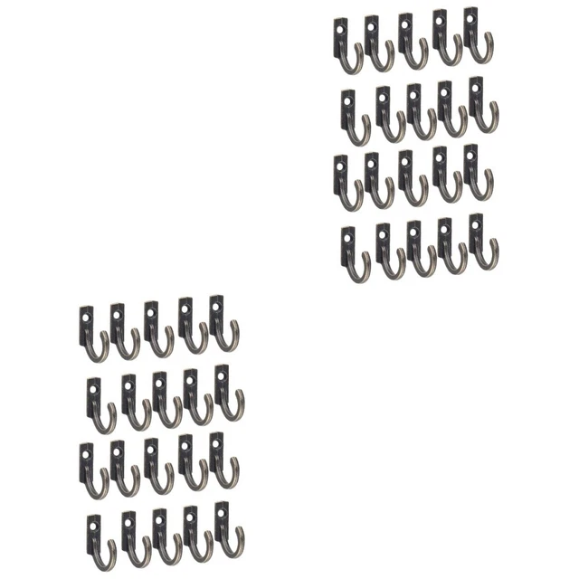 2x metallo decorazioni parete supporto chiavi per parete parete parete montato cappotto gancio