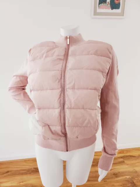 TED BAKER XINTA Down Padded Front Knit Jacket Navy Size 2 UK 10 Never Worn 79.99 PicClick UK