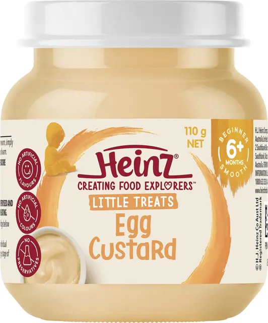 Creating Food Explorers Little Treats Egg Custard 110 G (Pack of 6)
