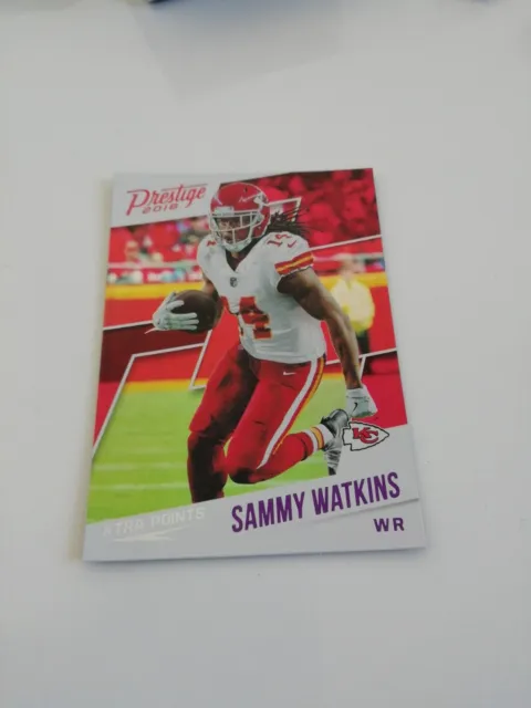 Sammy Watkins Kansas City Chiefs 2018 Prestige Xtra Points Purple #86 NFL...