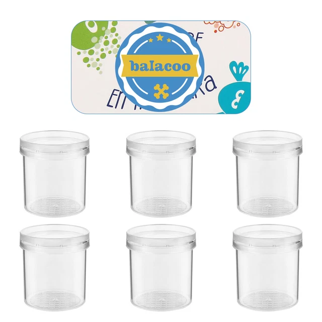 6pcs Kids Viewer Viewer Toy Reptile Incubator Magnifying Jar Jars