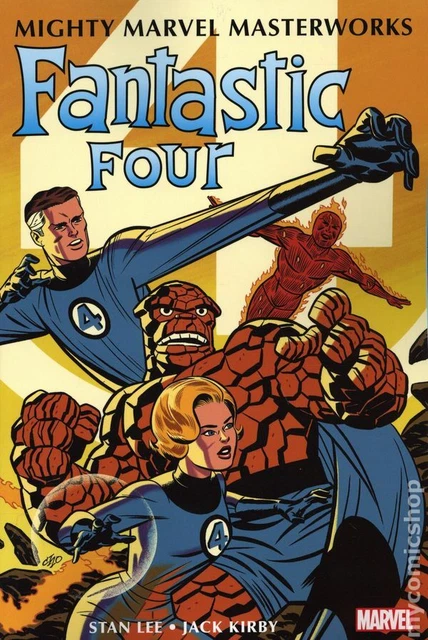 Mighty Marvel Masterworks Fantastic Four TPB 1A-1ST NM 2021 Stock Image